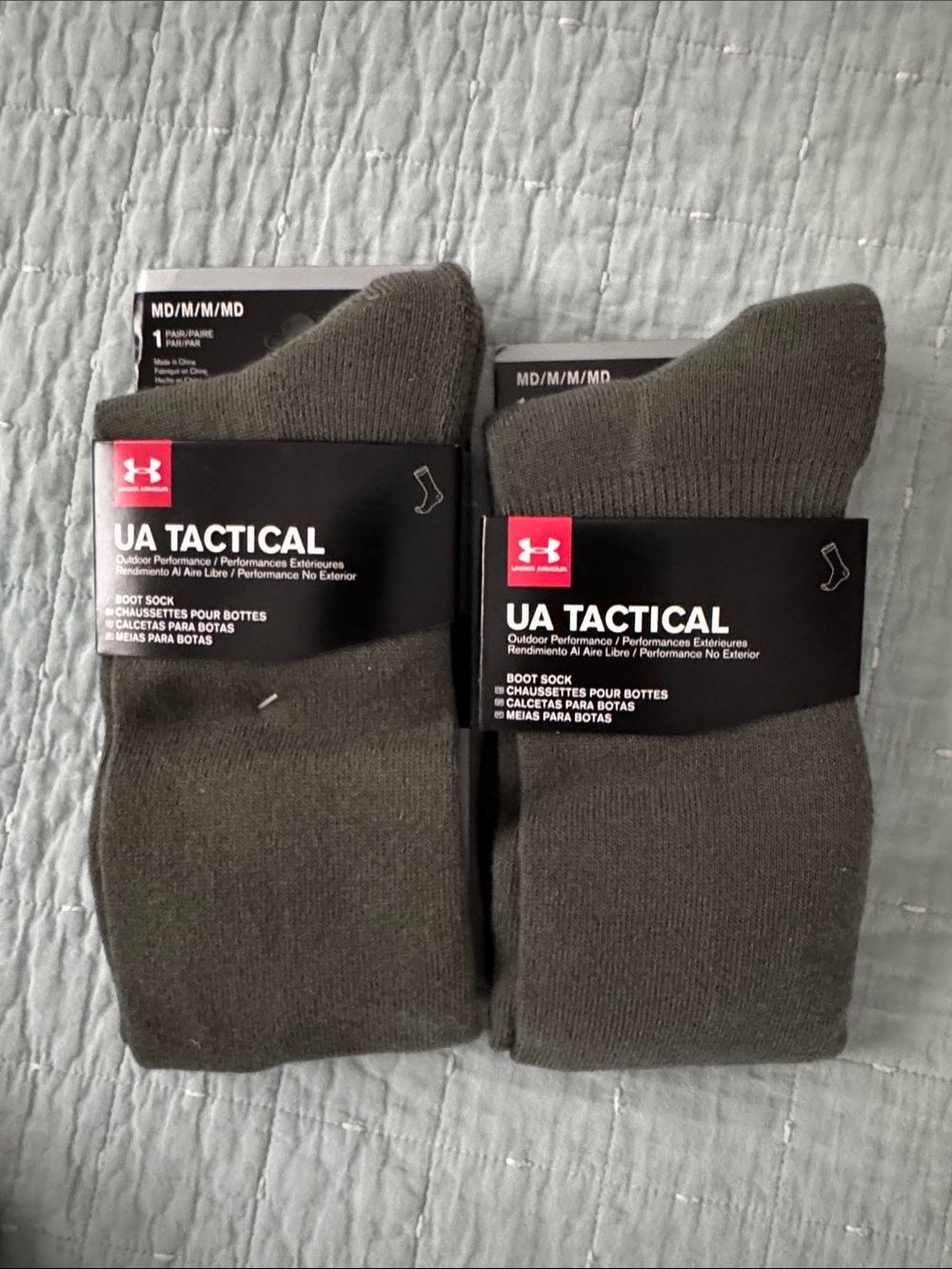 Under Armour UA Tactical Boot Socks - Sage Green